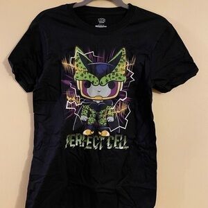 Funko Perfect Cell Dragon Ball Z Tee Size Small Unisex Black